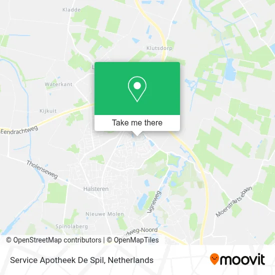 Service Apotheek De Spil map