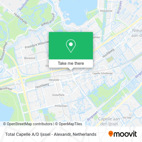 Total Capelle A / D Ijssel - Alexandr map