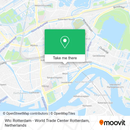Wtc Rotterdam - World Trade Center Rotterdam map