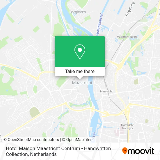Hotel Maison Maastricht Centrum - Handwritten Collection map