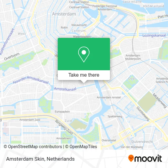 Amsterdam Skin map