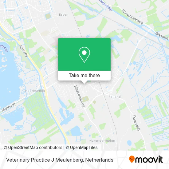 Veterinary Practice J Meulenberg map