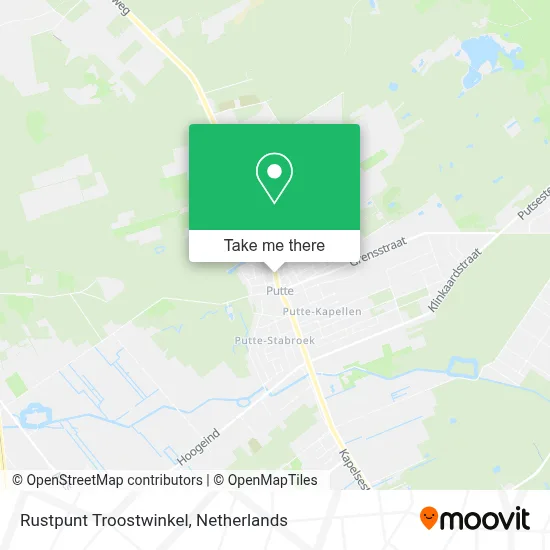 Rustpunt Troostwinkel Karte