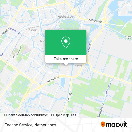 Techno Service map