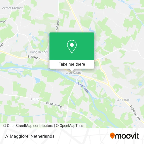 A' Maggiore map