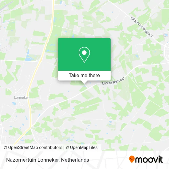 Nazomertuin Lonneker map