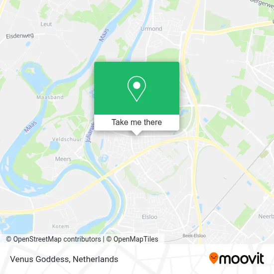 Dea Venere map