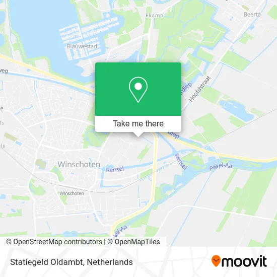 Statiegeld Oldambt map