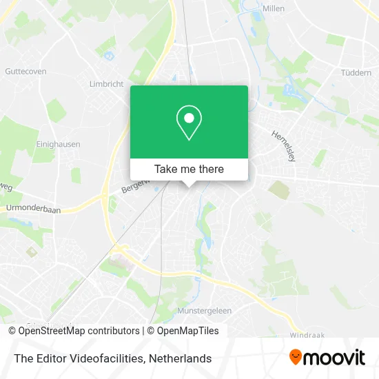 The Editor Videofacilities map
