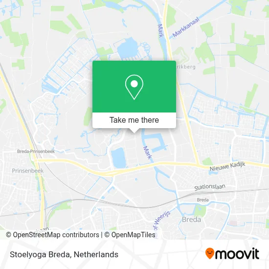Stoelyoga Breda map