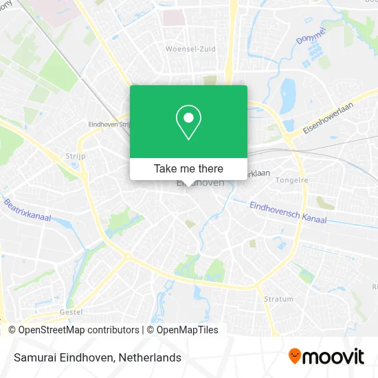 Samurai Eindhoven map