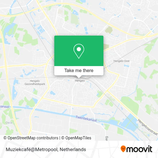 Muziekcafé@Metropool map