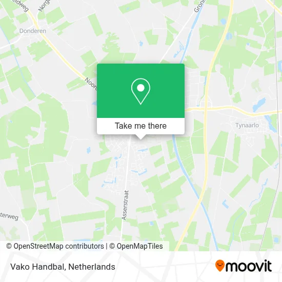 Vako Handbal map