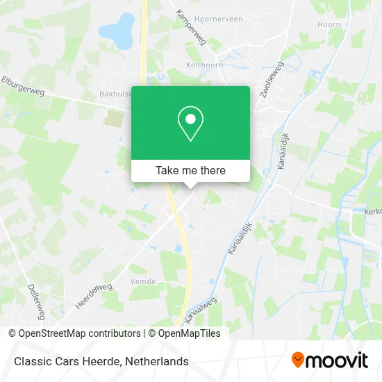 Classic Cars Heerde map