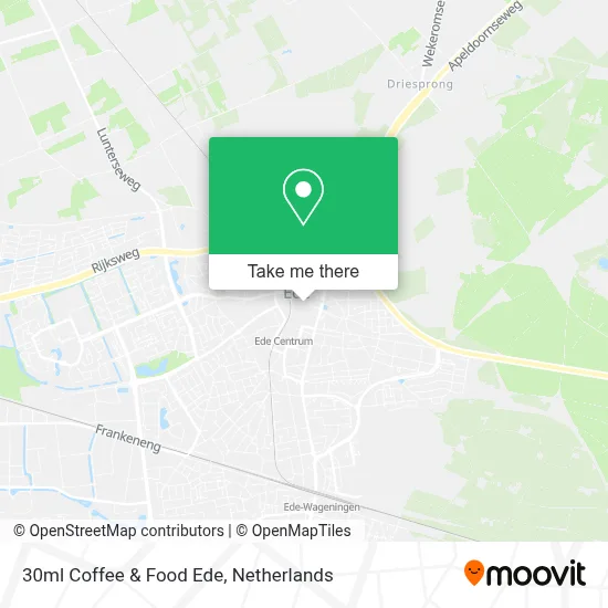 30ml Coffee & Food Ede map