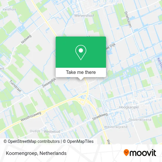 Koomengroep map