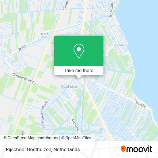 Rijschool Oosthuizen map