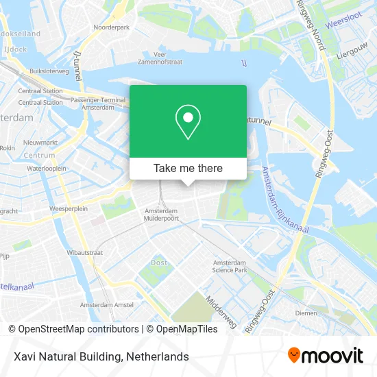 Xavi Natural Building map