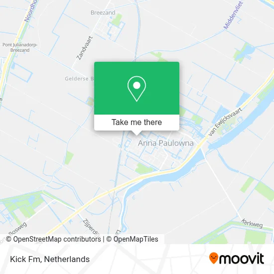 Kick Fm map