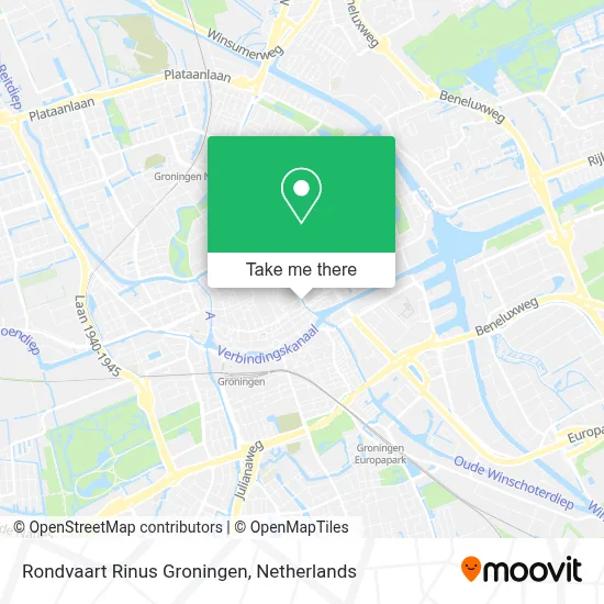 Rondvaart Rinus Groningen map