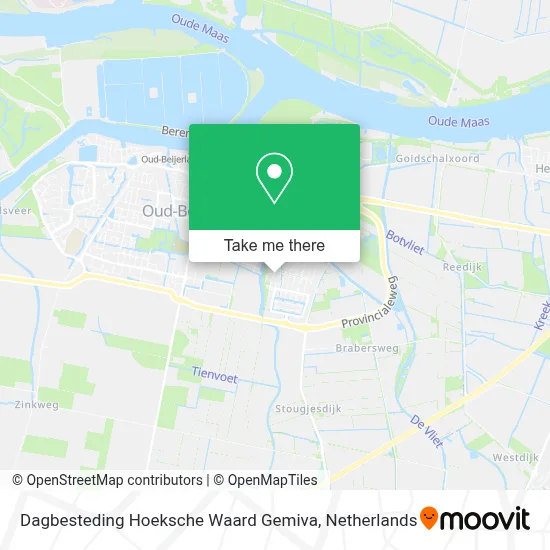 Dagbesteding Hoeksche Waard Gemiva map