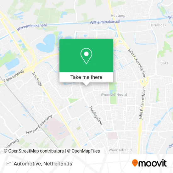 F1 Automotive map