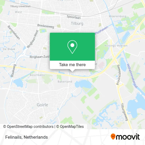 Felinails map
