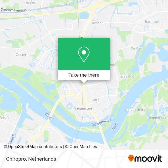Chiropro map