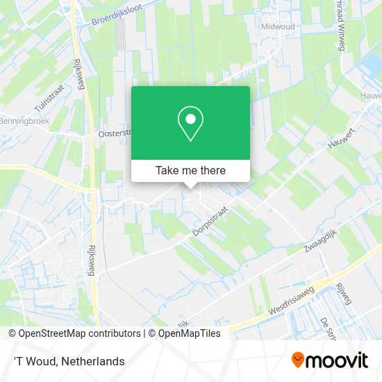 'T Woud map