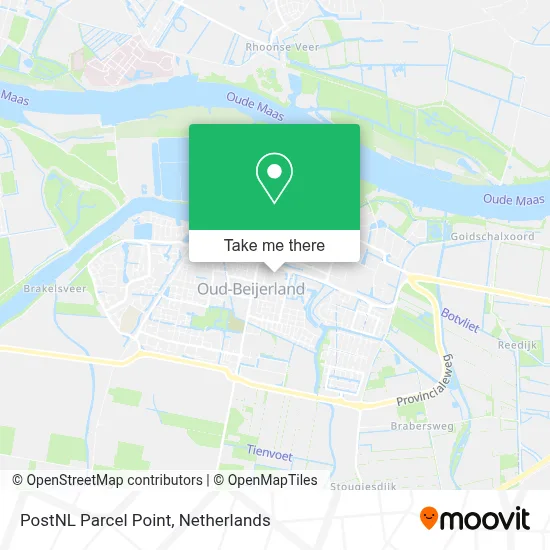 Postnl Pakketpunt map