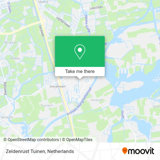 Zeldenrust Tuinen map