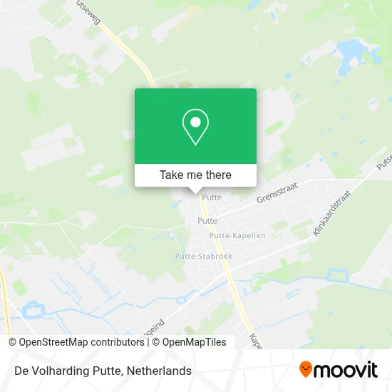 De Volharding Putte Karte