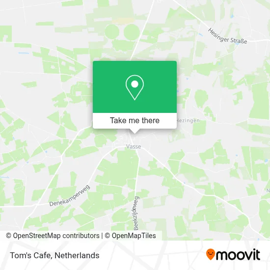 Tom's Cafe map