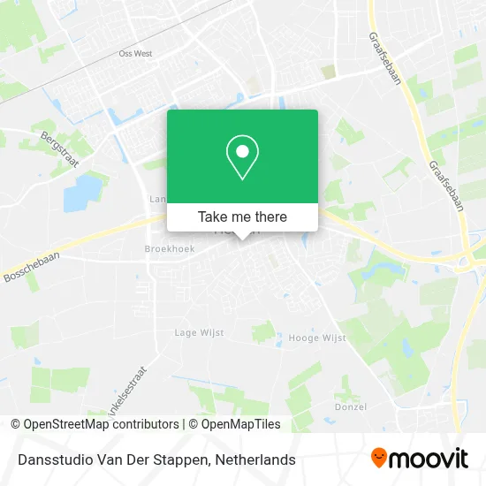 Dansstudio Van Der Stappen map