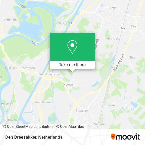 Den Dreesakker map