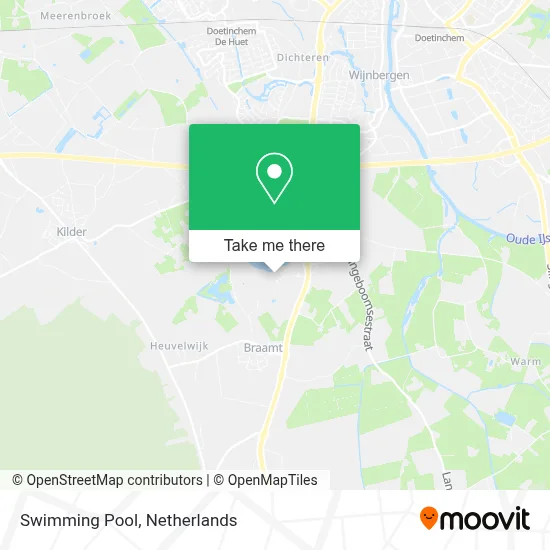 Zwembad map