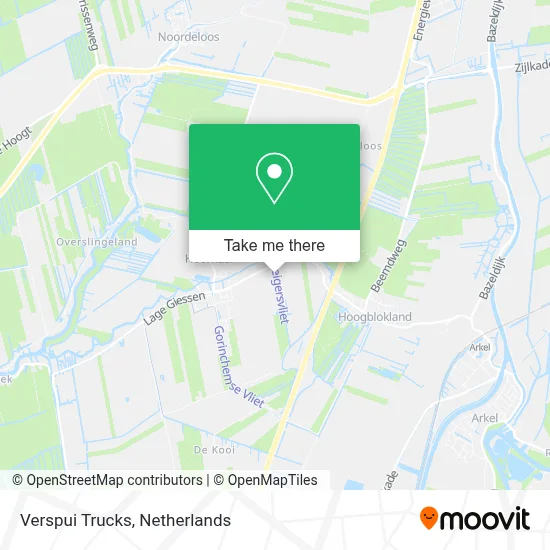 Verspui Trucks map