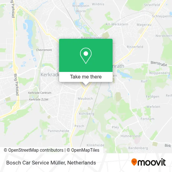 Bosch Car Service Müller map