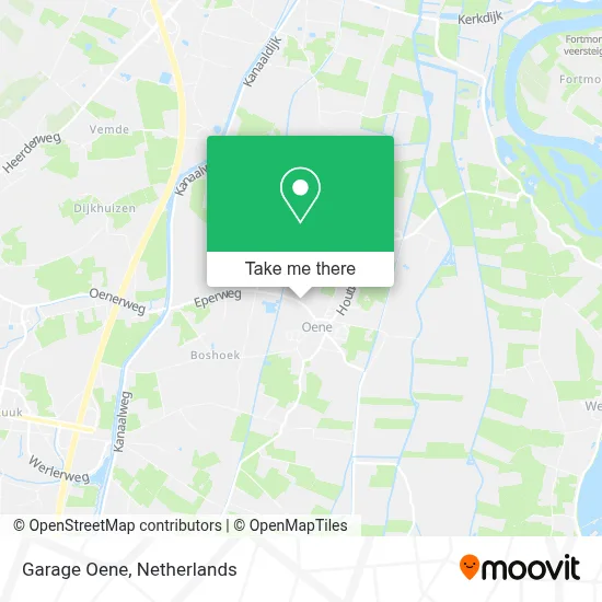 Garage Oene map