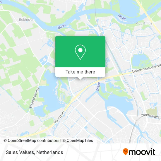 Sales Values map