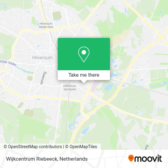 Wijkcentrum Riebeeck map