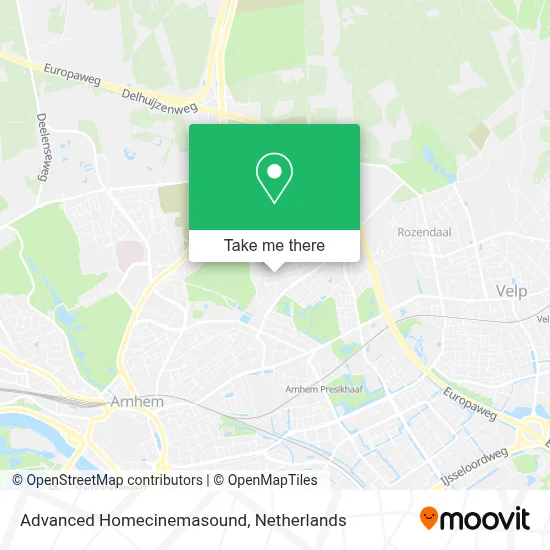 Advanced Homecinemasound map