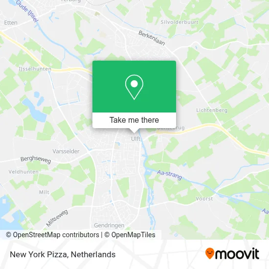 New York Pizza map