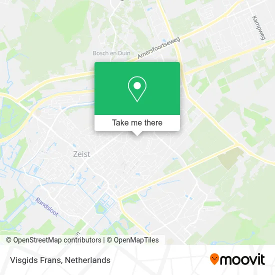 Visgids Frans map