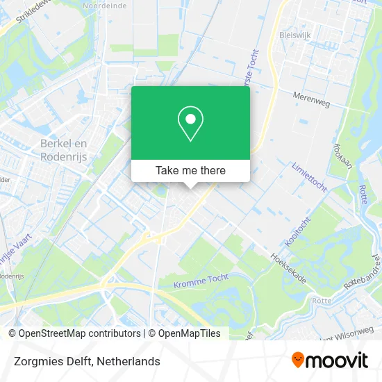Zorgmies Delft map