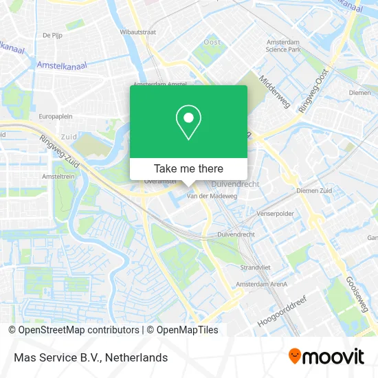 Mas Service B.V. map
