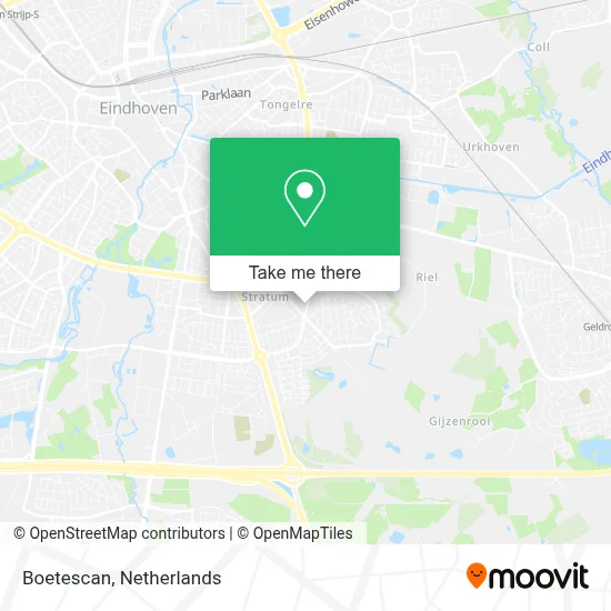 Boetescan map