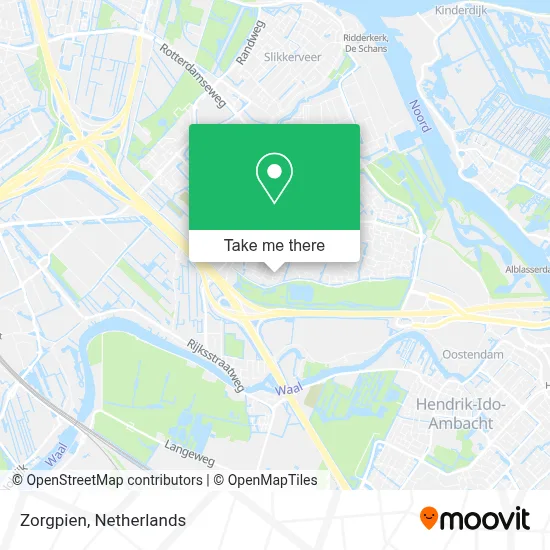 Zorgpien map