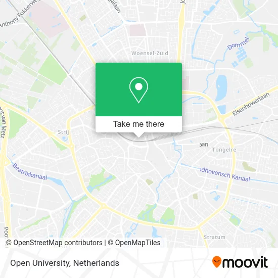 Open Universiteit map