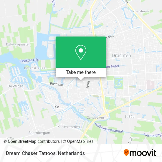 Dream Chaser Tattoos map